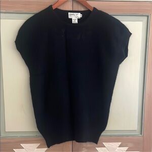 Saint-cyr | Vintage Lambswool Angora Embroidered sweater. Size 16 Cottagecore